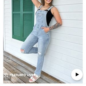 Women's Judy blue overalls medium